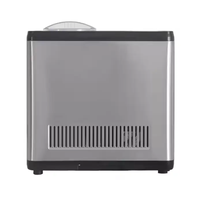Ice Cream Maker Machine Automatic with LCD Display Electric Gelato Maker No Pre-freezing Stainless Steel