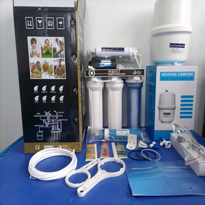 RO Water Treatment Purifier 400GPD Reverse Osmosis Water Filter System Machine ABS Material 28 Ce Cb Rohs Safety