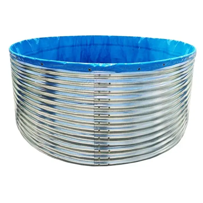 14000 Liter Diameter 4m X Height 1.15m Fish Farming Equipment Pond Recirculating Aquaculture System Ras Aquaculture Tank