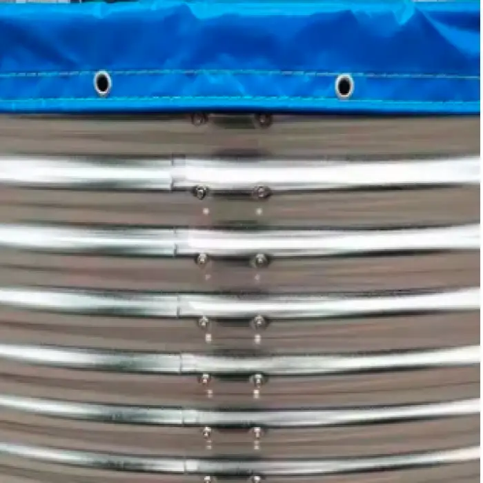 14000 Liter Diameter 4m X Height 1.15m Fish Farming Equipment Pond Recirculating Aquaculture System Ras Aquaculture Tank