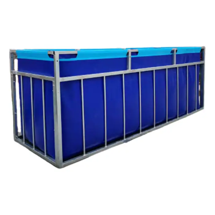 Fish Tank Aquaculture System Equipment Rectangle Fish Tank Biofloc Tank Commercial Fish Farming