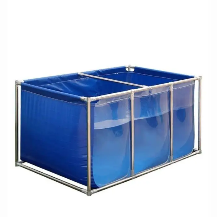 Fish Tank Aquaculture Stainless Steel Transparent Pet Fish Aquarium for Koi/Betta/Guppy Fish