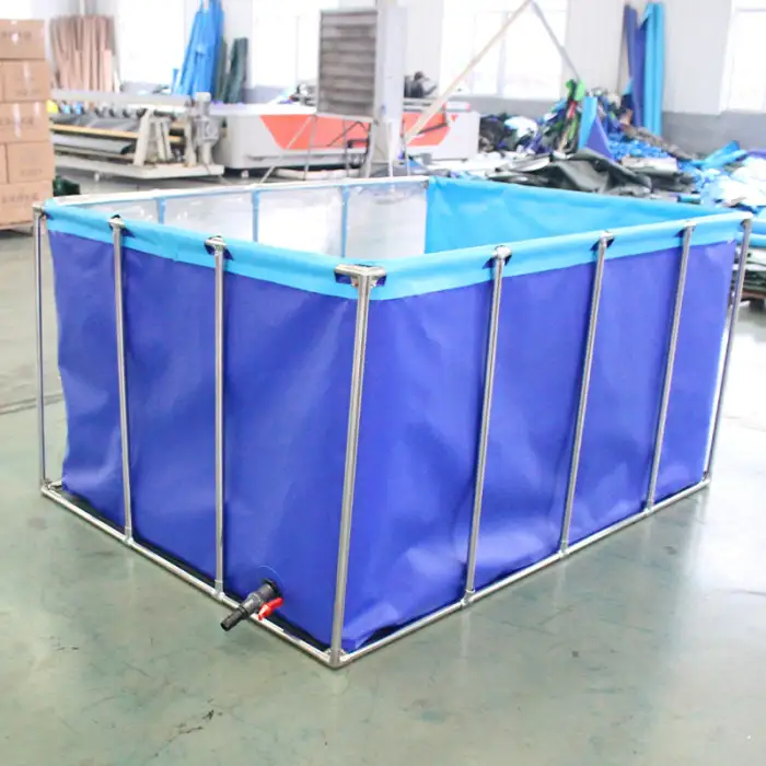 Fish Tank Aquaculture Stainless Steel Transparent Pet Fish Aquarium for Koi/Betta/Guppy Fish