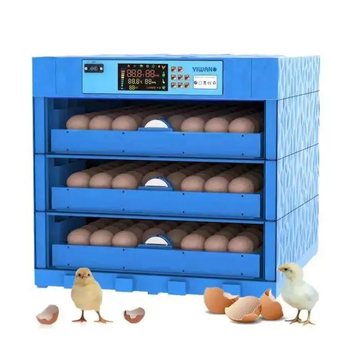 64- 320 Egg Incubator and Hatcher Automatic Solar System with Double Power Tray Type for Farm Use