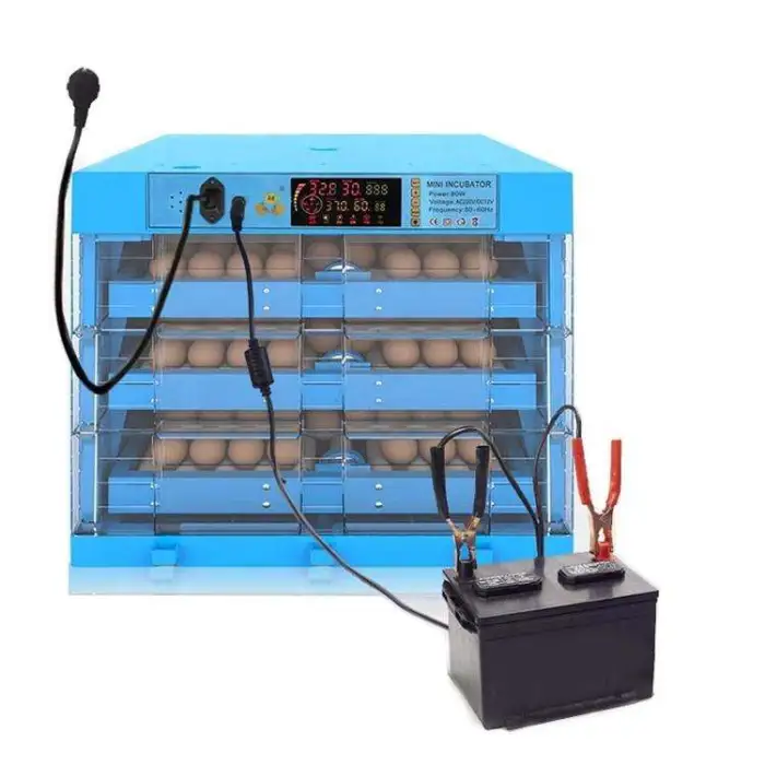 Fully Automatic Electric 12v Dc 110v AC Power 320  Eggs Incubator