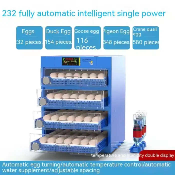 Egg Incubator 64 Fully Automatic Incubators Automatic Hatching Machine Chicken Egg Incubator and Hatcher