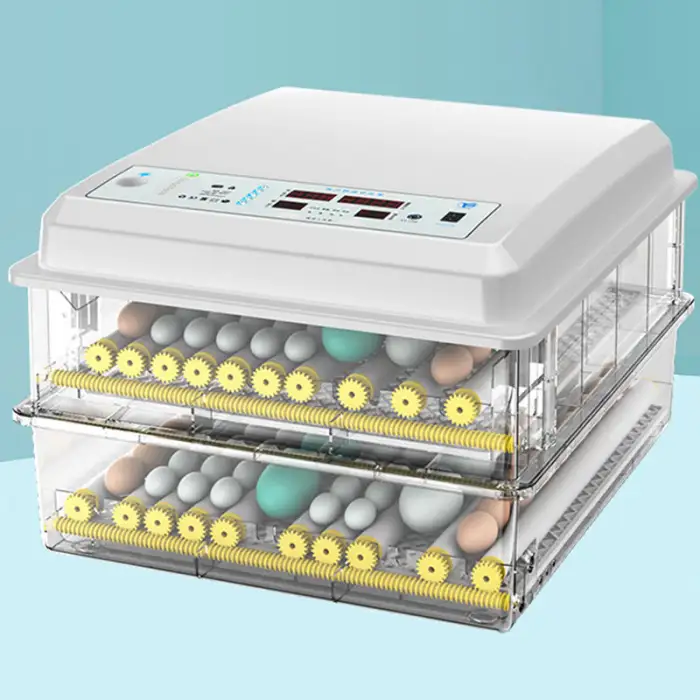 Farm Eggs Hatching Equipment Full Automatic Chicken Egg Incubator for 112 64 Eggs 12v 220v Incubator