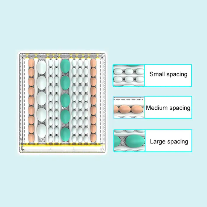 Farm Eggs Hatching Equipment Full Automatic Chicken Egg Incubator for 112 64 Eggs 12v 220v Incubator