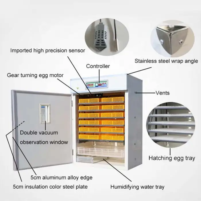 Egg Incubator Automatic Chicken 200 Eggs Automatic Egg Incubator