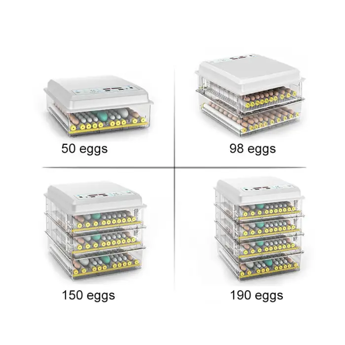 Poultry Farm Full Automatic Egg Incubators with 192 Capacity Incubators Hatching Eggs