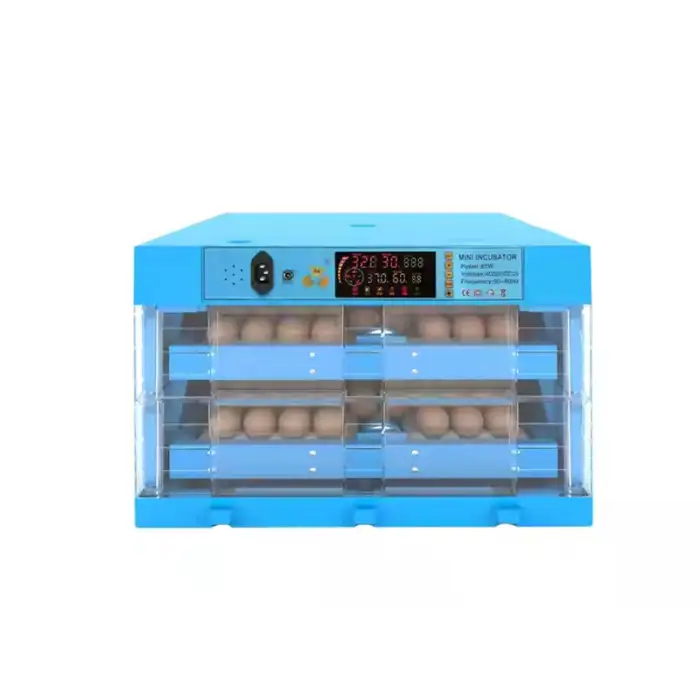 Dual Power 1 Layer 48 64 Egg Household Smart Automatic Poultry Eggs Incubator