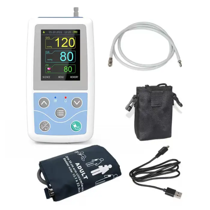 ABPM50 Portable Handheld 24 Hour Holter Blood Pressure Monitor Bt