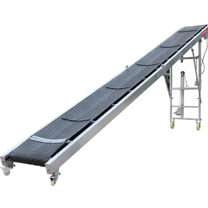 Folding Industrial Inclined Belt Conveyor for Loading & Unloading