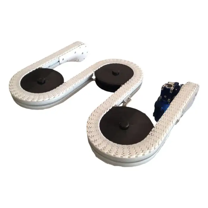 Portable Premium Durable Material Flexible Top Chain Sorting Flexible Conveyor for Food & Beverage Industry