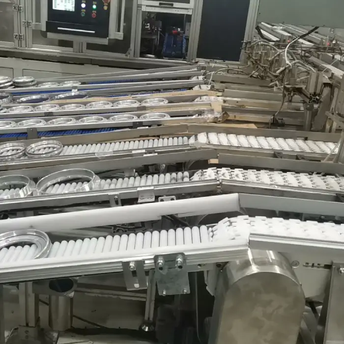 Portable Premium Durable Material Flexible Top Chain Sorting Flexible Conveyor for Food & Beverage Industry