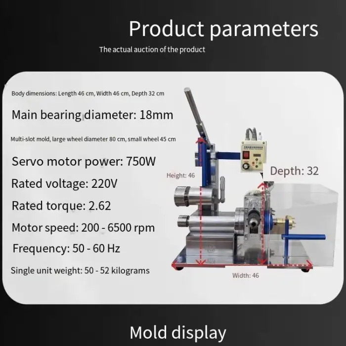 Multi-Functional Electric Bracelet Shaping Machine for Jewelry Ring Bezel Tire Mold Gold Metal Metallurgy Machinery