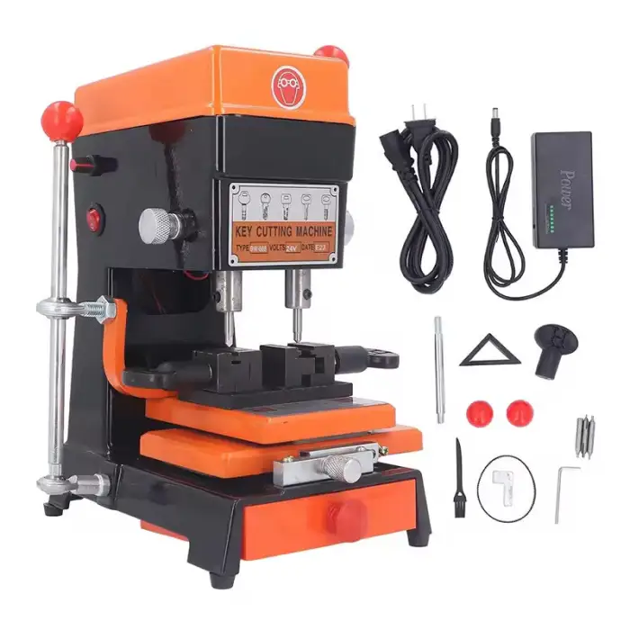 368A Full Set Car Key Cutting Clone Duplicating Machine Key Copying Locksmith Tools PLC Core 220V Metal Metallurgy Machinery