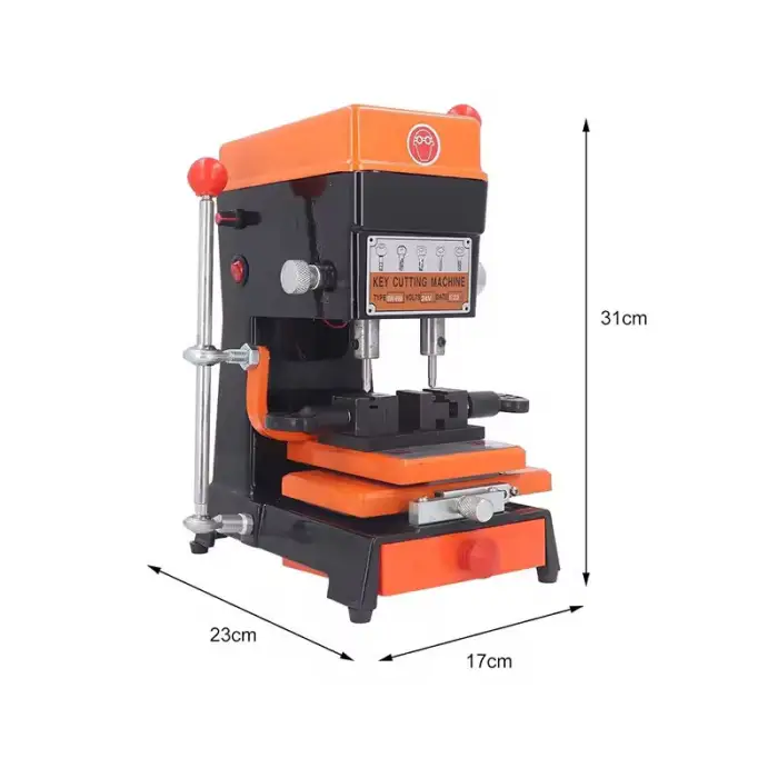 368A Full Set Car Key Cutting Clone Duplicating Machine Key Copying Locksmith Tools PLC Core 220V Metal Metallurgy Machinery