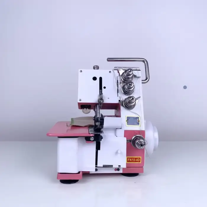 FN10-4D 4 Thread Mini Household Electric Quilting Overlock Sewing Machine for Knitted Fabric