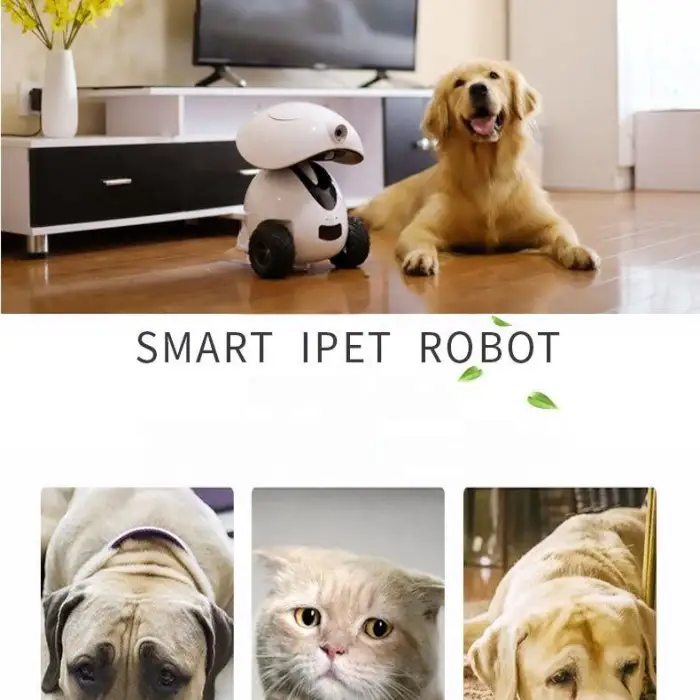 Smart Dog Toy with Camera App Control Cat Laser Automatic Robot with Night Vision Function Toy
