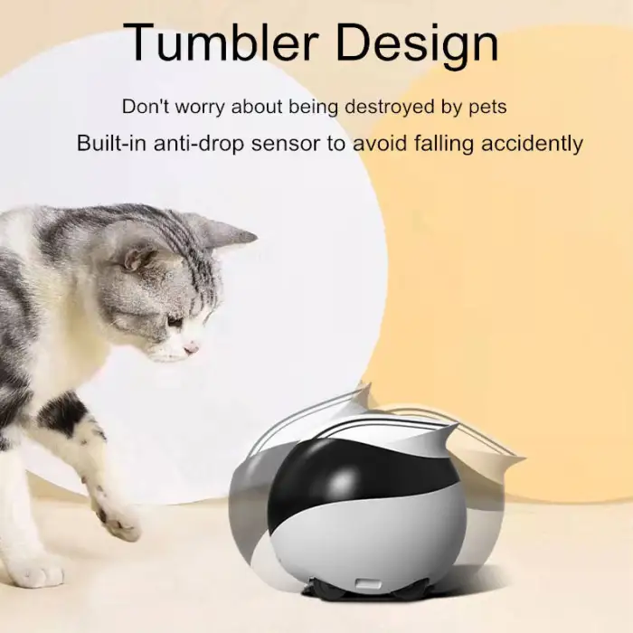 1080P HD Security Camera WiFi Remote Control Laser Teaser Interactive Toy 32G Cat Smart Companion Robot