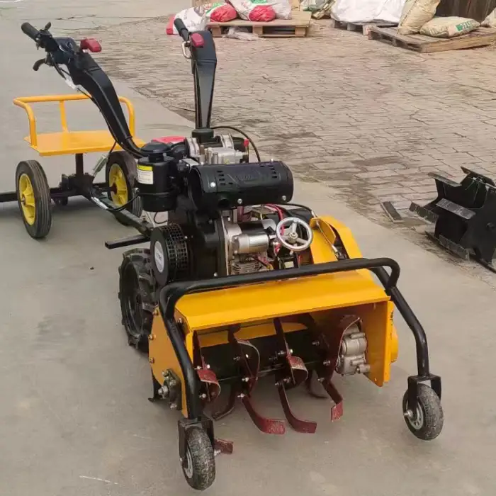 A Type Self-propelled Agricultural Orchard Garden Farm Weeding Machine Grass Root Removal Tillage Machine