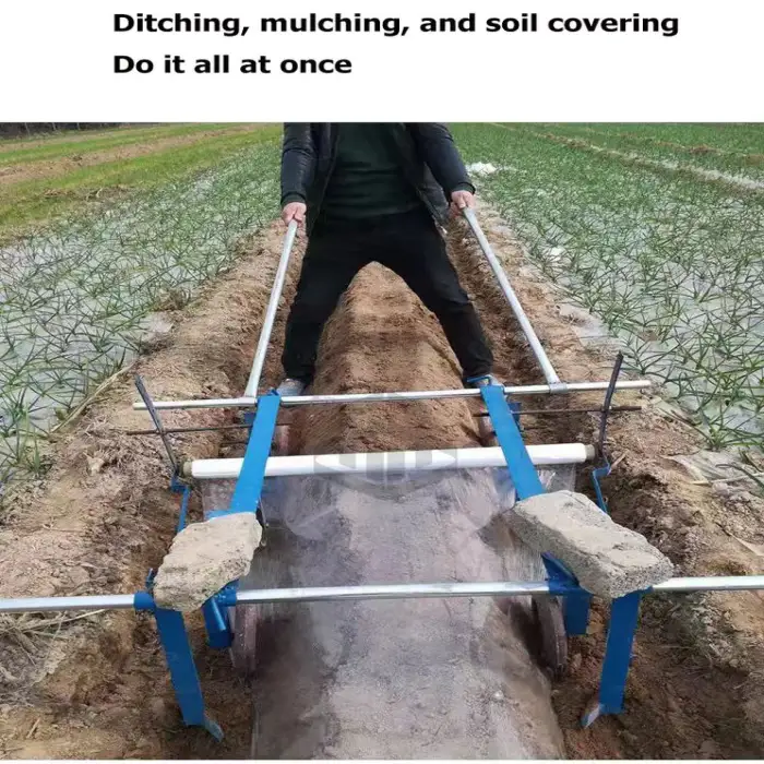Hand Pull Plastic Film Making Machine Applicator Laying Machine Plastic Manual Mulch Culture Layer Machine