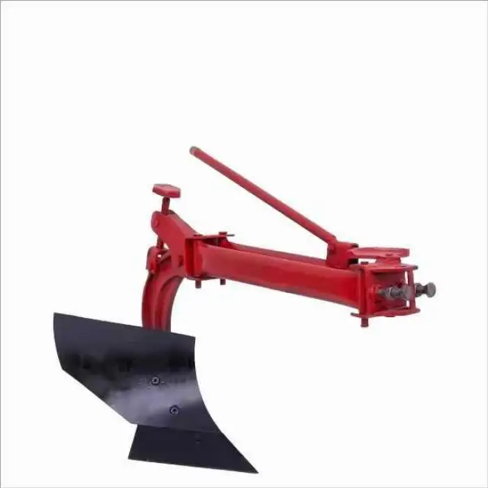 Hand-Held Micro-Tiller Reversible Plow Single-Share Two-Sided Soil Turning Plow Farm Machines for Furrow Opener and Mulching