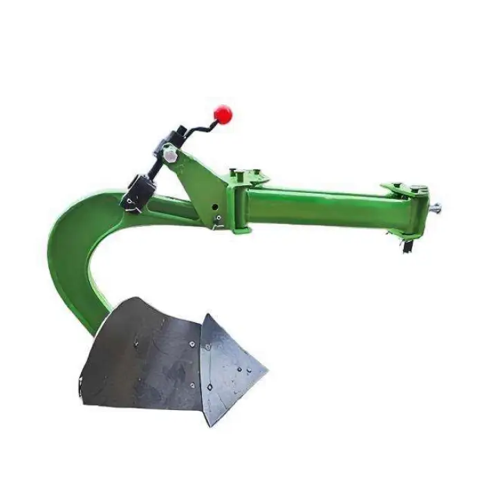 Hand-Held Micro-Tiller Reversible Plow Single-Share Two-Sided Soil Turning Plow Farm Machines for Furrow Opener and Mulching