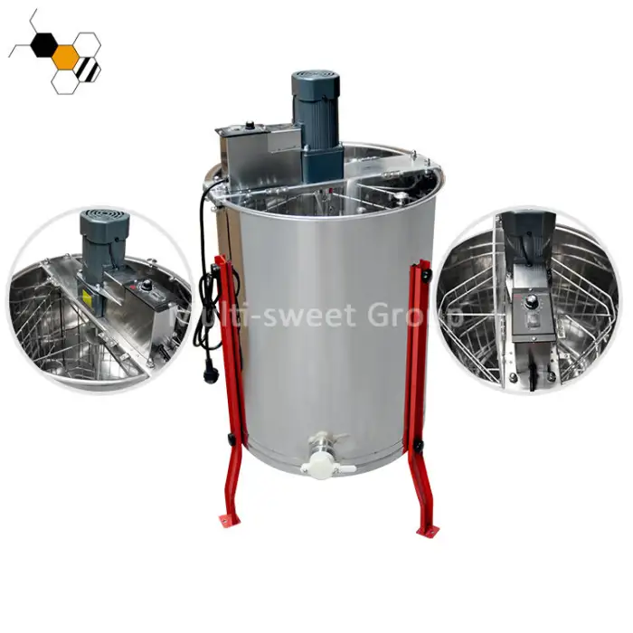 Honey Extractor 4 Frames Honey Centrifuge Electric Honey Extractor Machine