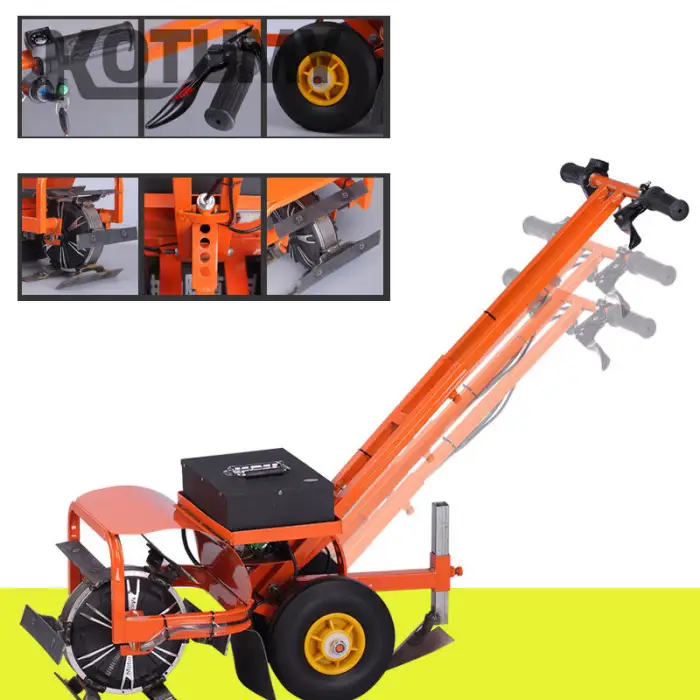 Lawn Mower Electric Weeder with Ditching Soil Loosening Plowing and Soil Turning Function Small Micro Tillage Machine