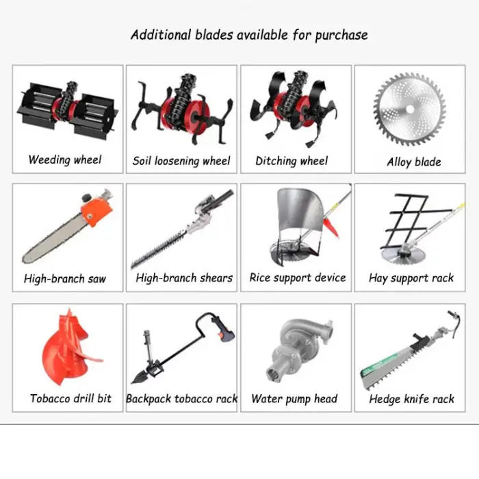 Grass Trimmer Grass Cutter Agriculture Machine Farm Weeding Machine