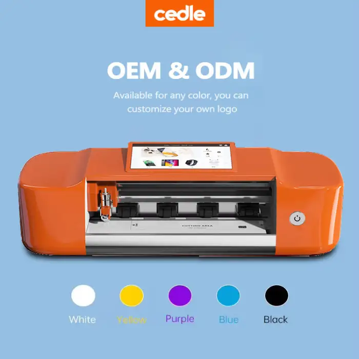 Intelligent 13-Inch Film Cutting Plotter Machine with Wifi - Max Width 212mm, 500mm/s Speed, 0.05mm Accuracy