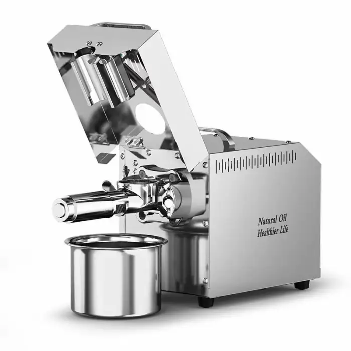 Walnut Mini Automatic Oil Press Machine Household Cold Press for Peanut Palm Sesame Soybean Oil
