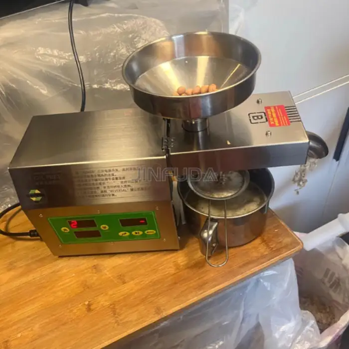 Electric Home Oil Press Product Coconut Oil Making Machine Olive Provide 220v/110v Automatic 2~9kg/hour