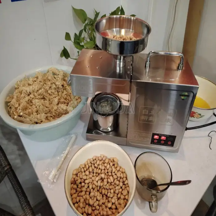 Electric Home Oil Press Product Coconut Oil Making Machine Olive Provide 220v/110v Automatic 2~9kg/hour