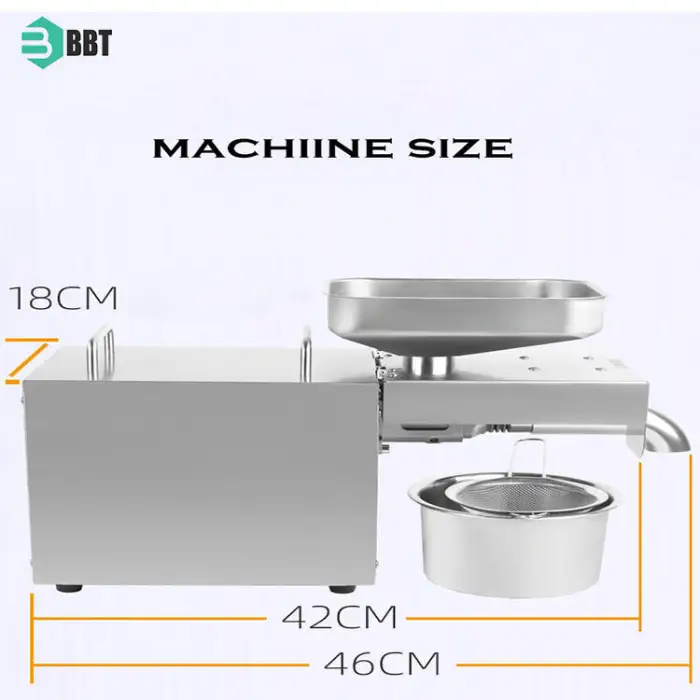 Stainless Hydraulic Liquor Nut Cacao Cocoa Bean Oil Fat Butter Press Extraction Extractor Machine