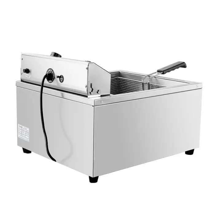 Commercial Single Tank Stainless Steel Electric Churro Fryer Deep Fryer Machinery Equipment