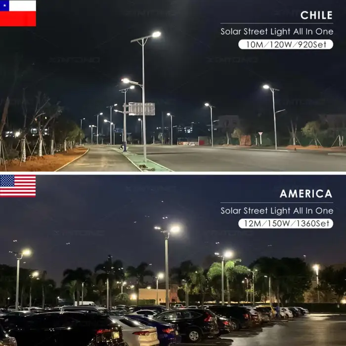 IP66 Waterproof Outdoor 30w 60w 80w 100w 120w 150w Integrated Industrial All in One Solar Led Street Light