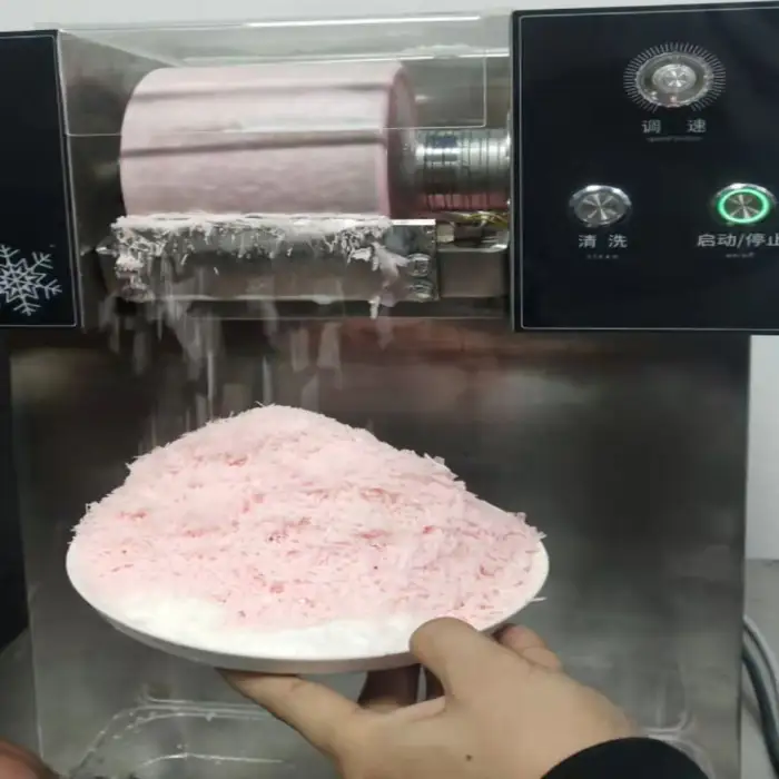 Commercial Bingsu Machine Full Automatic Milk Snow Ice Machine Display Screen Ice Cream Machine for Business
