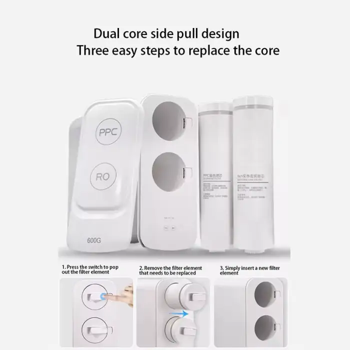 600GPD Electric RO Reverse Osmosis Water Purifier Household Tankless Water Purification System Water Tanks