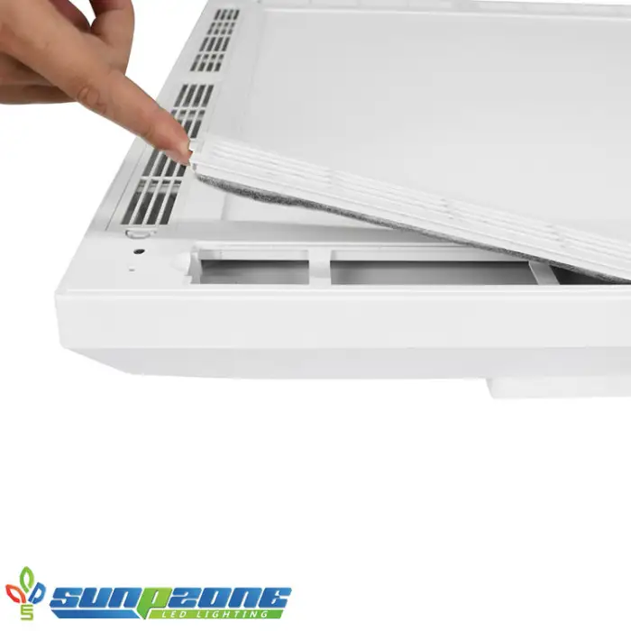 UV Ceiling Air Sterilizer Disinfection UVC Lamp 2*2FT UV Led Panel Light Air Sterilizer System Office air Purification