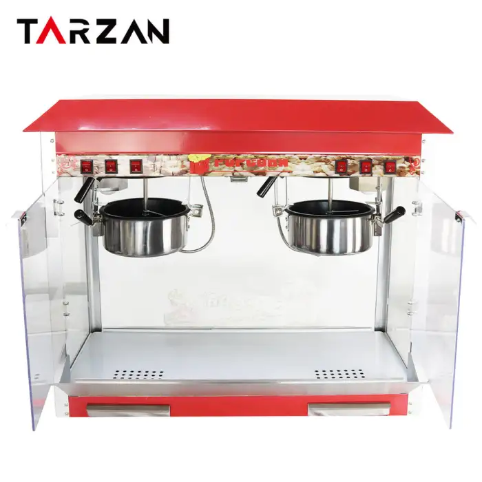 Popcorn Machine Caramel Commercial Electric Machine Popcorn Industrial Restaurant Equipment Machine Popcorn Popper