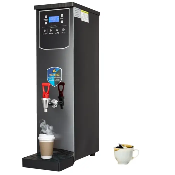 Commercial 304 SS Water Boiler Machine with LCD Display Boiler Equipment Hotel Restaurant Bubble Tea Shop