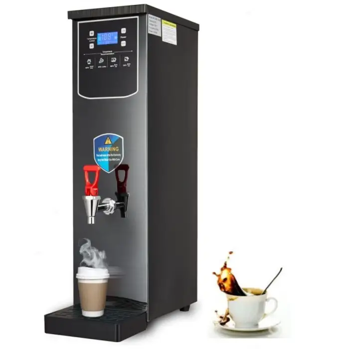 Commercial 304 SS Water Boiler Machine with LCD Display Boiler Equipment Hotel Restaurant Bubble Tea Shop