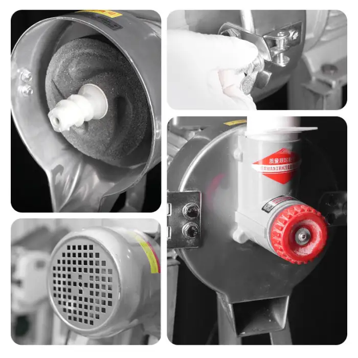 Electric Feed Milling Machine Wet and Dry Wheat Grain Corn Crusher Corn Grain Rice Coffee Bean Wheat Flour Mill Grain Grinder