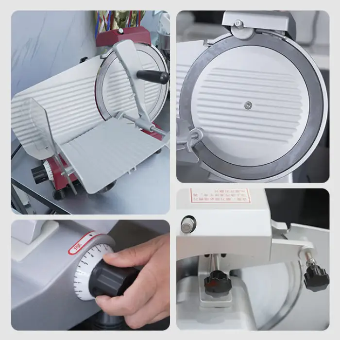 Industrial Semi-Automatic Electric Frozen Meat Slicer for Cheese Mutton Beef Ham