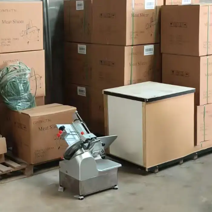 Semi-Automatic Frozen Meat Cutting Slicing Machine for Hotel Restaurant Kitchen Catering