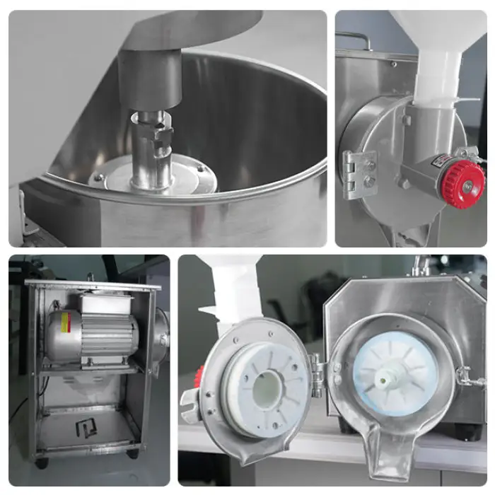 2200W High-Power Wet & Dry Flour Mill Rice Milk Grinder for Rice, Spices, and Grains