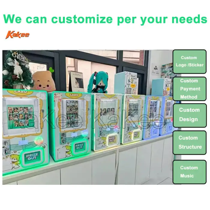 Single or Packed Card Dispense Slot Trading Card Vending Machine